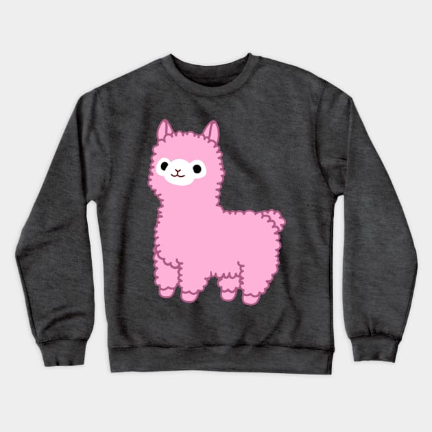 Pink Alpaca Crewneck Sweatshirt by SCRALEOS